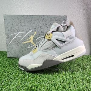 Mens Nike Air Jordan 4 Retro SE Craft Photon Dust Grey Shoes Size 18 DV3742-021
